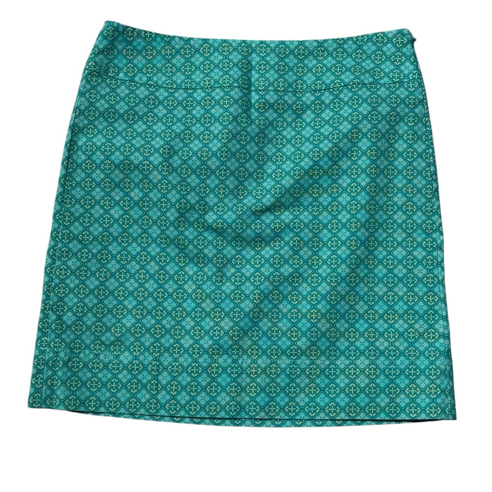 Talbots Aqua‎ Blue Mini Pencil Skirt Resort Wear